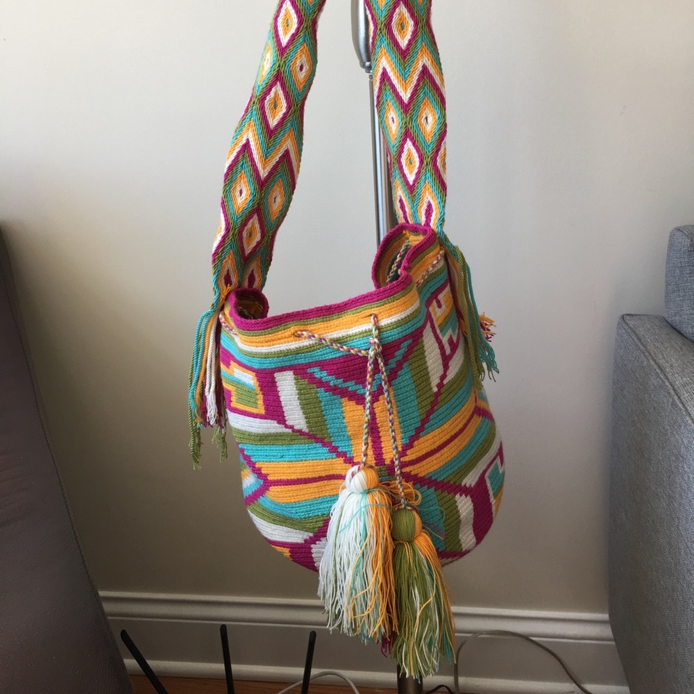 Columbian handmade beach bag